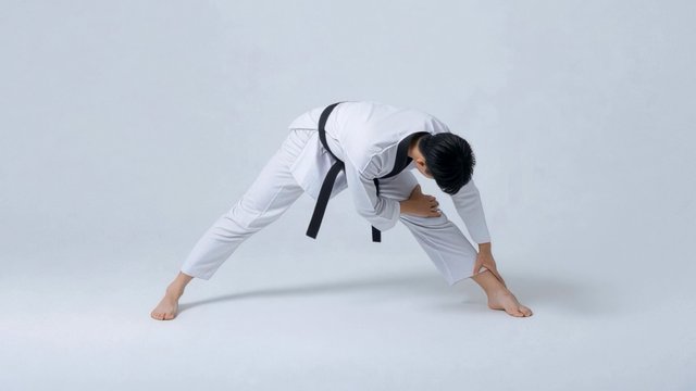 Standing Split Arms to Leg