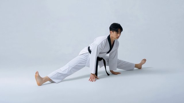 Standing Split Toes Pointing Up